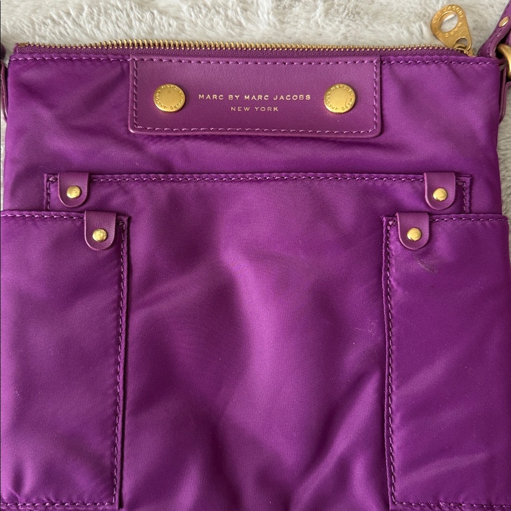 Marc Jacobs Nylon Swing Pack Crossbody Bag, Purple - Picture 2 of 10